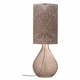 Rjava namizna svetilka s tekstilnim senčilom (višina 65 cm) Leni – Bloomingville
