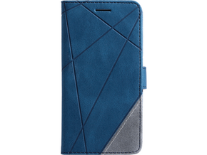 Chameleon Samsung Galaxy S22 - Preklopna torbica (WLGO-Lines) - modra