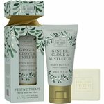 Scottish Fine Soaps Ginger, Clove &amp; Mistletoe Festive Treats darilni set (za telo) mini