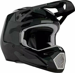 FOX V1 Bnkr Helmet Black Camo XL Čelada