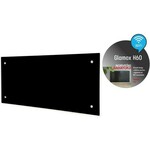 GLAMOX električni stenski radiator H 60 H 600W 887202, črni