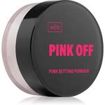 Wibo Pink Off Setting Loose Powder puder v prahu odtenek Pink 8 g