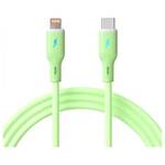 shumee Kabel USB tipa C / Lightning 1m AK-USB-73 30W silikonski zelen