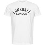 LONSDALE Majica 'Brafield' črna / bela 22262274
