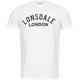 LONSDALE Majica 'Brafield' črna / bela 22262274