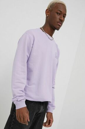 Fila Majica - vijolična. Pulover iz zbirke Fila. Model narejen iz elastična tkanina.
