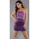 Amiatex Ženska obleka 77707, vijolična, 12