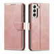 MG Magnet knjižni usnjeni ovitek za Samsung Galaxy S22, roza