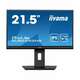 Iiyama ProLite XUB2293HS-B5 monitor, IPS, 21.5", 16:9, 1920x1080, 75Hz, pivot, HDMI, Display port, USB
