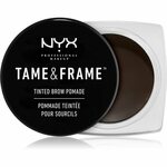 NYX Professional Makeup Tame &amp; Frame Tinted Brow Pomade vodoodporna pomada za obrvi 5 g odtenek 05 Black za ženske