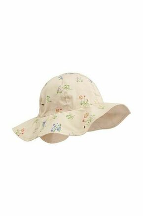 Dvostranski otroški klobuk Liewood Amelia Reversible Sun Hat - pisana. Otroške klobuk iz kolekcije Liewood. Model s širokim robom