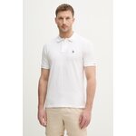 U.S. Polo Assn. polo majica moška bombažna DHM PIQUE bela MUP3312