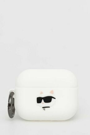 Karl Lagerfeld airpods pro 2 cover bel/white silikon choupette head 3d