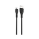 XO Kabel USB na USB-C NB185 1m 6A črn