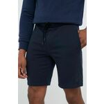 Kratke hlače 4F moški, mornarsko modra barva - mornarsko modra. Kratke hlače iz kolekcije 4F. Model izdelan iz pletenine.
