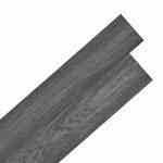 Samolepilne PVC talne plošče 5,02 m² 2 mm črne in bele