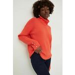 Pulover Answear Lab ženski, oranžna barva - oranžna. Pulover iz kolekcije Answear Lab. Model izdelan iz debele pletenine. Kolekcija je na voljo izključno na Answear.Si.