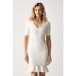 Marciano by Guess obleka z viskozo YAMNA bež G6YK18.Z1012