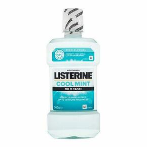 Listerine Cool Mint Mild Taste Mouthwash ustna vodica brez alkohola za svež dah in zaščito pred zobnimi oblogami 500 ml unisex