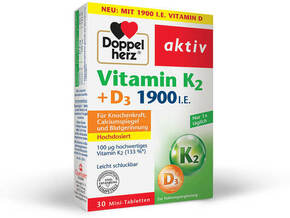 Doppelherz Aktiv Vitamin K2 + D3 1900 I.E.