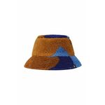 Otroški klobuk Reima Piletys - modra. Otroški klobuk iz kolekcije Reima. Model z ozkim robom, izdelan iz vzorčastega materiala.