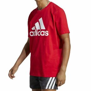 Bombažna kratka majica adidas rdeča barva - rdeča. Kratka majica iz kolekcije adidas. Model izdelan iz tanke