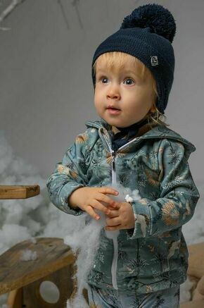 Otroška kapa Jamiks TABASCO mornarsko modra barva - mornarsko modra. Otroška kapa iz kolekcije Jamiks. Model izdelan iz enobarvne pletenine.