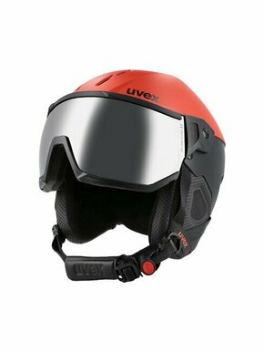UVEX Instinct Visor Fierce Red/Black Mat 59-61 cm Smučarska čelada