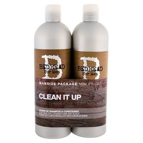 Tigi Bed Head Men Clean Up darilni set šampon 750 ml + balzam 750 ml za moške