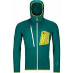 Ortovox Fleece Grid Hoody M Pacific Green XL Pulover na prostem