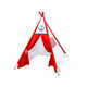 Aga Otroški šotor Teepee ZA3355 Rdeča/bela