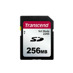Transcend 256MB SD220I MLC industrijska pomnilniška kartica (način SLC), 22MB/s R,20MB/s W, črna