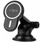 FIXED nosilec za brezžično polnjenje MagClick XL z nosilcem za montažo MagSafe, za steklo ali armaturno ploščo, 15W FIXMCLI-XL-BK, črn