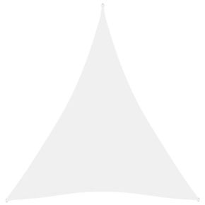 Shumee Vrtno jadro Oxford Cloth Triangular 4x5x5 m Bela