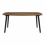 Jedilna miza z mizno ploščo v orehovem dekorju 90x165 cm Clover – Dutchbone