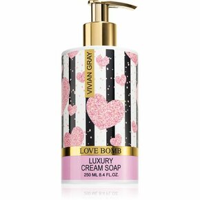 Vivian Gray Kremno tekoče milo Love Bomb (Luxury Cream Soap) 250 ml