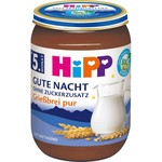HiPP Bio hrana v kozarcu za dojenčke, čisti zdrob za lahko noč - 190 g