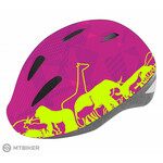 Otroška čelada FORCE Fun Animals, fluo/roza (M (52-56 cm))