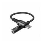 slomart acefast avdio kabel usb tip c - 3,5 mm mini jack (ženski) 18 cm, dac, aux črn (c1-07 black)