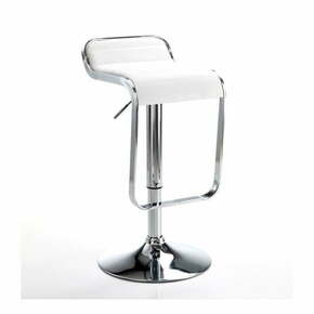 Bel/srebrn barski stol 67 cm – Tomasucci