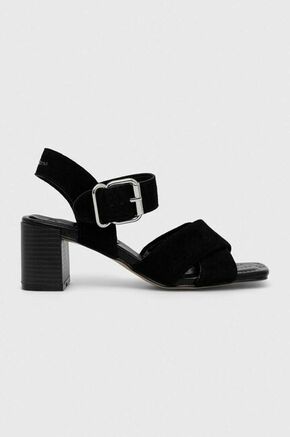 Sandali iz semiša Pepe Jeans ALTEA črna barva