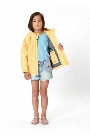 Otroška jakna Gosoaky THE LION rumena barva - rumena. Otroška jakna iz kolekcije Gosoaky. Delno podložen model