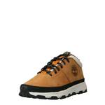 Čevlji Timberland Winsor Trail Mid Leather bež barva, TB0A5TWV2311 - bež. Čevlji iz kolekcije Timberland. Model izdelan iz kombinacije semiš usnja in tekstilnega materiala.