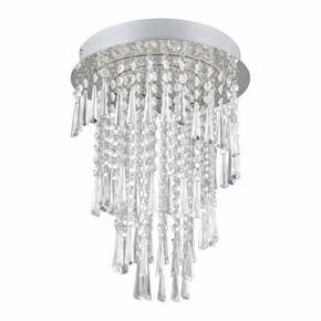 LED stropna svetilka v srebrni barvi ø 30 cm Pomp – Trio