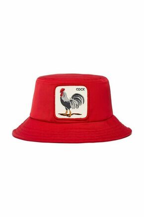 Bombažni klobuk Goorin Bros rdeča barva - rdeča. Klobuk iz kolekcije Goorin Bros. Model z ozkim robom