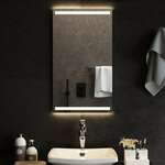 Greatstore LED kopalniško ogledalo 40x70 cm