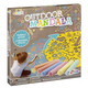 Mandala šablona + 6 krede