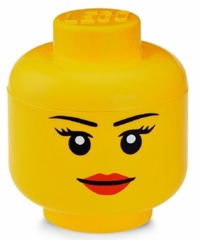 LEGO škatla za glavo velikost S - deklica