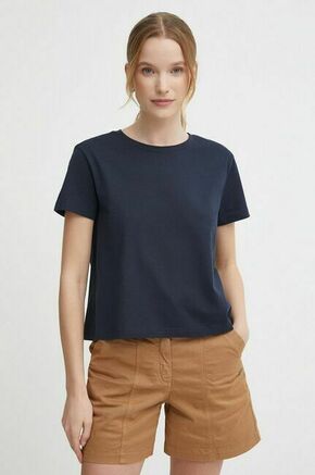 Bombažna kratka majica Sisley ženski
