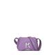 Torbica Karl Lagerfeld Jeans vijolična barva - vijolična. Majhna torbica iz kolekcije Karl Lagerfeld Jeans. Model na zapenjanje, izdelan iz kombinacije tekstilnega materiala in ekološkega usnja.